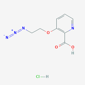 3-(2-Azidoethoxy)pyridine-2-carboxylic acid hydrochloride