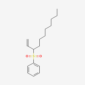 molecular formula C17H26O2S B14502043 (Undec-1-ene-3-sulfonyl)benzene CAS No. 62872-69-9