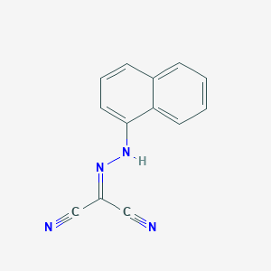 molecular formula C13H8N4 B14502049 Propanedinitrile, (2-naphthalenylhydrazono)- CAS No. 63924-13-0