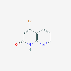 molecular formula C8H5BrN2O B1450211 4-溴-1,8-萘啶-2(1H)-酮 CAS No. 72235-36-0
