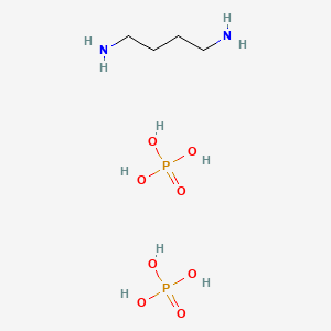 molecular formula C4H18N2O8P2 B14502111 Butane-1,4-diamine;phosphoric acid CAS No. 64283-50-7