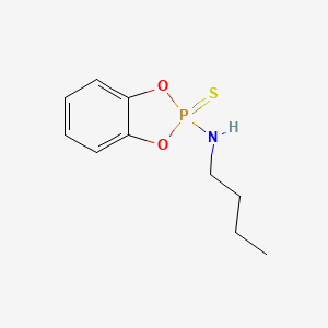 molecular formula C10H14NO2PS B14502203 2-(Butylamino)-2H-1,3,2lambda~5~-benzodioxaphosphole-2-thione CAS No. 64067-48-7