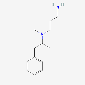 molecular formula C13H22N2 B14502228 N~1~-Methyl-N~1~-(1-phenylpropan-2-yl)propane-1,3-diamine CAS No. 63635-81-4