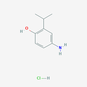 molecular formula C9H14ClNO B1450231 4-Amino-2-(propan-2-yl)phenol hydrochloride CAS No. 98959-55-8