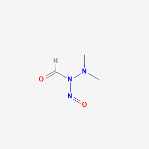 molecular formula C3H7N3O2 B14502460 N',N'-Dimethyl-N-nitrosoformohydrazide CAS No. 62821-31-2