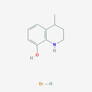 molecular formula C10H14BrNO B1450249 4-Methyl-1,2,3,4-tetrahydroquinolin-8-ol hydrobromide CAS No. 1803599-97-4