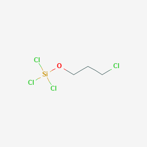 molecular formula C3H6Cl4OSi B14502544 Trichloro(3-chloropropoxy)silane CAS No. 62806-46-6