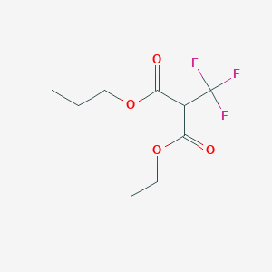 molecular formula C9H13F3O4 B14502550 Ethyl propyl (trifluoromethyl)propanedioate CAS No. 62935-37-9