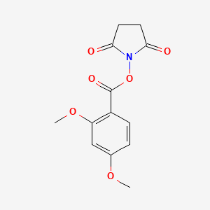 molecular formula C13H13NO6 B1450257 2,5-Dioxopyrrolidin-1-yl 2,4-dimethoxybenzoate CAS No. 1638612-98-2
