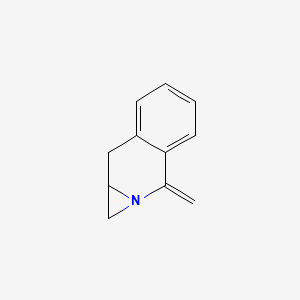 molecular formula C11H11N B14502583 3-Methylidene-1,3,8,8a-tetrahydroazireno[1,2-b]isoquinoline CAS No. 63375-58-6