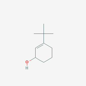 molecular formula C10H18O B14502624 3-tert-Butylcyclohex-2-en-1-ol CAS No. 64207-29-0