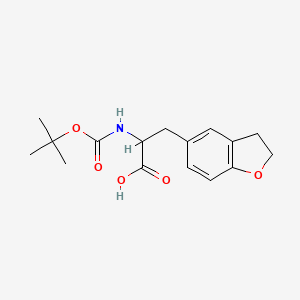 2-((tert-Butoxycarbonyl)amino)-3-(2,3-dihydrobenzofuran-5-yl)propanoic acid