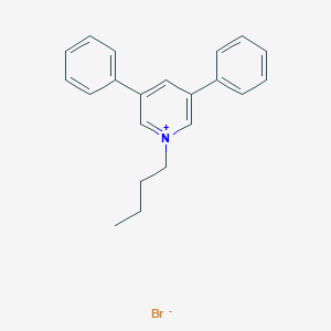 molecular formula C21H22BrN B14502652 1-Butyl-3,5-diphenylpyridin-1-ium bromide CAS No. 62787-05-7