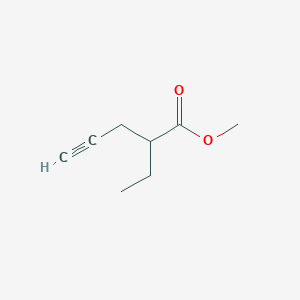 molecular formula C8H12O2 B1450273 Methyl 2-ethylpent-4-ynoate CAS No. 42998-00-5