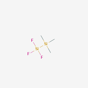 molecular formula C3H9F3Si2 B14502733 1,1,1-Trifluoro-2,2,2-trimethyldisilane CAS No. 64809-82-1