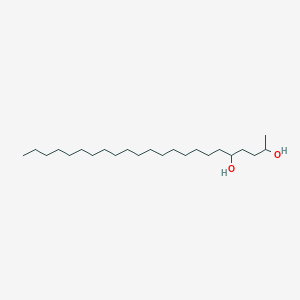 molecular formula C23H48O2 B14502775 Tricosane-2,5-diol CAS No. 63125-81-5