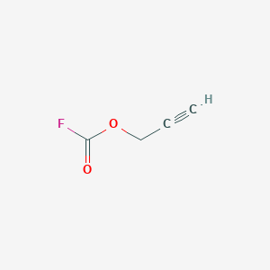 molecular formula C4H3FO2 B14502783 Prop-2-yn-1-yl carbonofluoridate CAS No. 63608-67-3