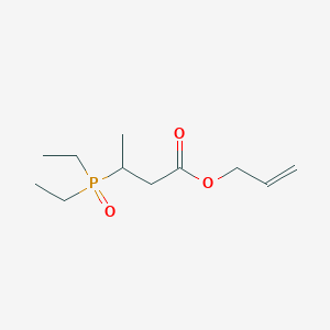 molecular formula C11H21O3P B14502838 Prop-2-en-1-yl 3-(diethylphosphoryl)butanoate CAS No. 64809-80-9