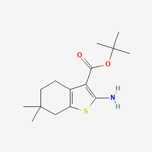 Tert-butyl 2-amino-6,6-dimethyl-4,5,6,7-tetrahydro-1-benzothiophene-3-carboxylate