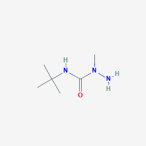 molecular formula C6H15N3O B14502912 N-tert-Butyl-1-methylhydrazine-1-carboxamide CAS No. 62917-68-4
