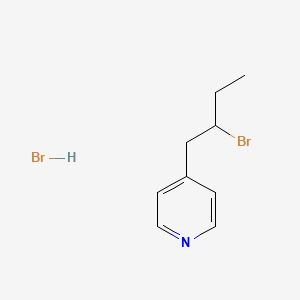 molecular formula C9H13Br2N B1450310 4-(2-溴丁基)吡啶氢溴酸盐 CAS No. 1803584-53-3