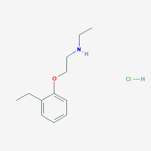 molecular formula C12H20ClNO B1450313 N-Ethyl-2-(2-ethylphenoxy)ethanamine hydrochloride CAS No. 1609404-36-5