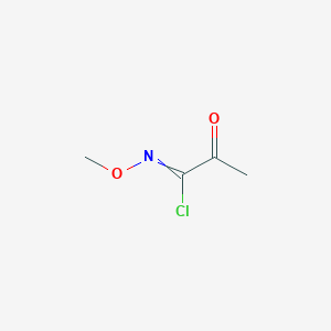 molecular formula C4H6ClNO2 B14503144 N-Methoxy-2-oxopropanimidoyl chloride CAS No. 62875-01-8