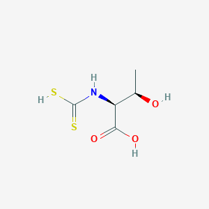 molecular formula C5H9NO3S2 B14503290 N-(Sulfanylcarbonothioyl)-L-threonine CAS No. 63767-96-4