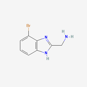 (7-Bromo-1H-benzo[d]imidazol-2-yl)methanamine
