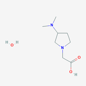 [3-(Dimethylamino)-1-pyrrolidinyl]acetic acid hydrate