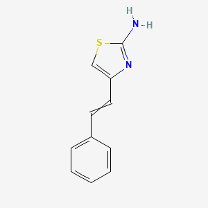 2-Thiazolamine, 4-(2-phenylethenyl)-