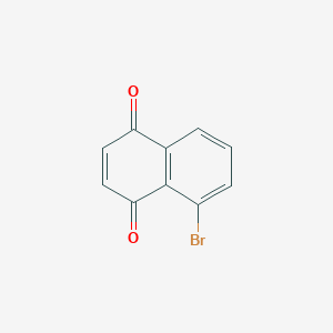 molecular formula C10H5BrO2 B14503459 5-Bromonaphthalene-1,4-dione CAS No. 62784-48-9