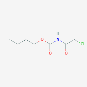 molecular formula C7H12ClNO3 B14503474 Butyl (chloroacetyl)carbamate CAS No. 63167-08-8