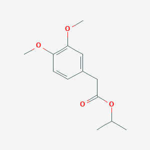 molecular formula C13H18O4 B14503493 Propan-2-yl(3,4-dimethoxyphenyl)acetate CAS No. 64450-66-4
