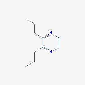 molecular formula C10H16N2 B14503541 Pyrazine, 2,3-dipropyl- CAS No. 64931-20-0
