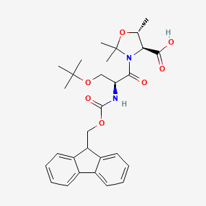 molecular formula C29H36N2O7 B1450357 Fmoc-Ser(tBu)-Thr(Psi(Me,Me)pro)-OH CAS No. 1266350-99-5