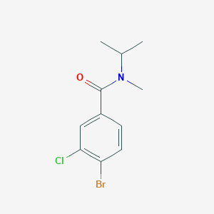 4-bromo-3-chloro-N-methyl-N-(propan-2-yl)benzamide