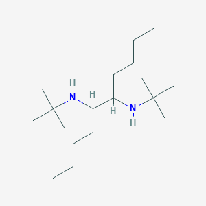 molecular formula C18H40N2 B14503716 N~5~,N~6~-Di-tert-butyldecane-5,6-diamine CAS No. 63174-24-3
