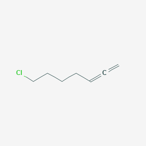 molecular formula C7H11Cl B14503763 7-Chlorohepta-1,2-diene CAS No. 65041-86-3