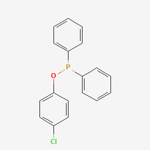 molecular formula C18H14ClOP B14503764 4-Chlorophenyl diphenylphosphinite CAS No. 63389-48-0