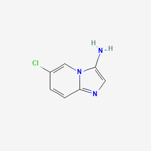 molecular formula C7H6ClN3 B1450377 6-Chloroimidazo[1,2-a]pyridin-3-amine CAS No. 82193-28-0