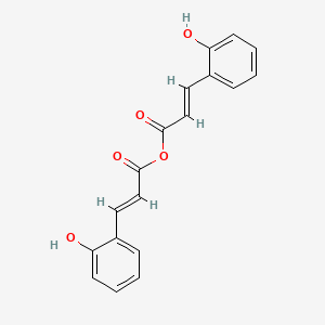 molecular formula C18H14O5 B14503781 Melilotic anhydride CAS No. 63938-14-7
