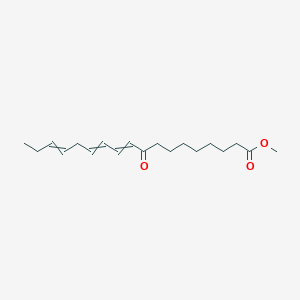 molecular formula C19H30O3 B14503834 Methyl 9-oxooctadeca-10,12,15-trienoate CAS No. 64308-49-2