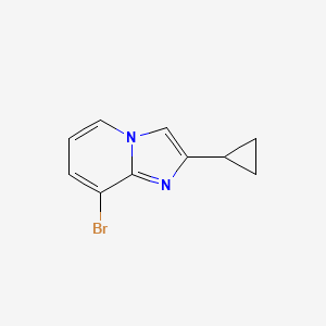 molecular formula C10H9BrN2 B1450384 8-Bromo-2-cyclopropylimidazo[1,2-a]pyridine CAS No. 1379347-80-4