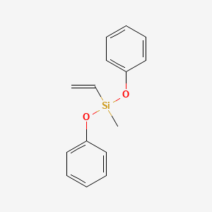 molecular formula C15H16O2Si B14503840 Ethenyl(methyl)diphenoxysilane CAS No. 62883-97-0
