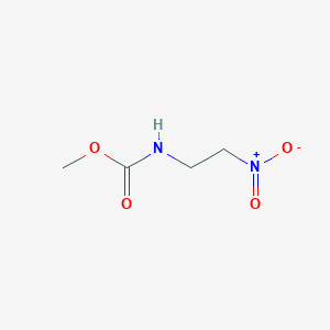 molecular formula C4H8N2O4 B14503890 Methyl (2-nitroethyl)carbamate CAS No. 63656-17-7