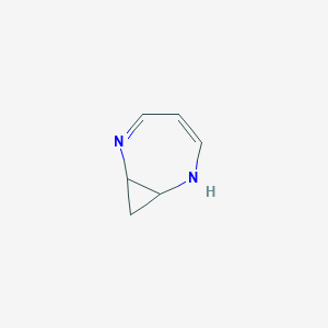 molecular formula C6H8N2 B14503916 2,6-Diazabicyclo[5.1.0]octa-2,4-diene CAS No. 63466-72-8