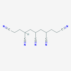 molecular formula C14H15N5 B14503933 Nonane-1,3,5,7,9-pentacarbonitrile CAS No. 64918-25-8