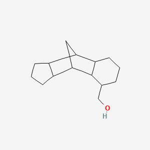 molecular formula C15H24O B14503970 (Dodecahydro-1H-4,9-methanocyclopenta[b]naphthalen-5-yl)methanol CAS No. 63351-13-3