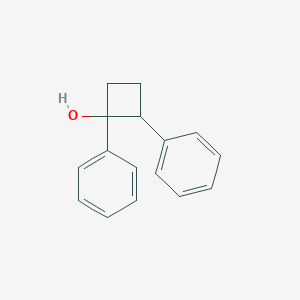 molecular formula C16H16O B14503998 1,2-Diphenylcyclobutan-1-ol CAS No. 63776-27-2